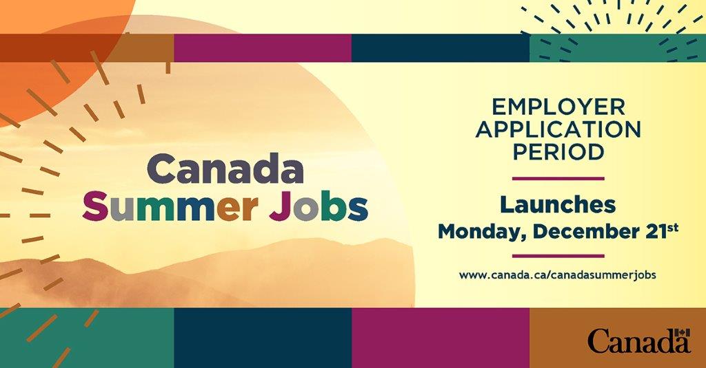 Canada Summer Jobs 2021 Employer Application EXTENDED to February 3, 2021